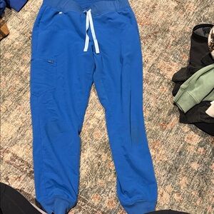 Royal Blue Figs Scrub Joggers